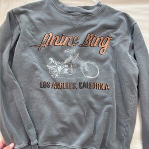 Anine Bing Gray Sweatshirt